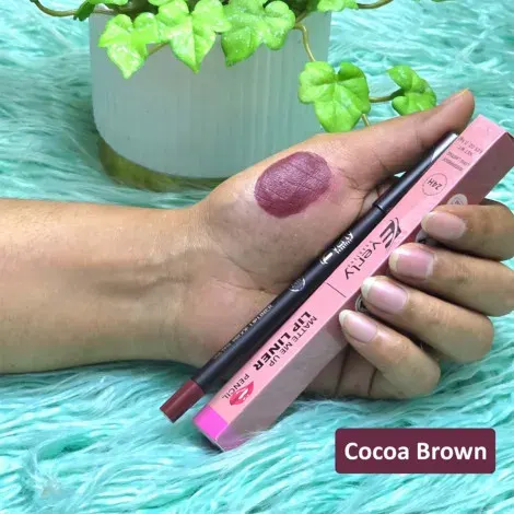 Everly Beauties Matte Makeup Waterproof Lip Liner - Cocoa Brown — EVERLY lip colour