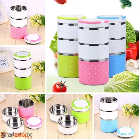 3 Container Lunch Box
