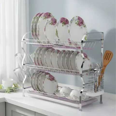 3 Layer Dish Drainer