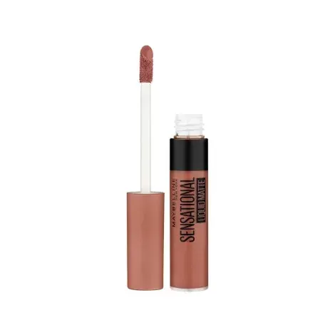 Maybelline New York Sensational Liquid Matte Lipstick - NU01 Bare It All — MAYBELLINE lip colour
