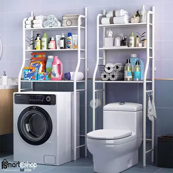 3 Tier Over Toilet Washing Machine Storage Rack