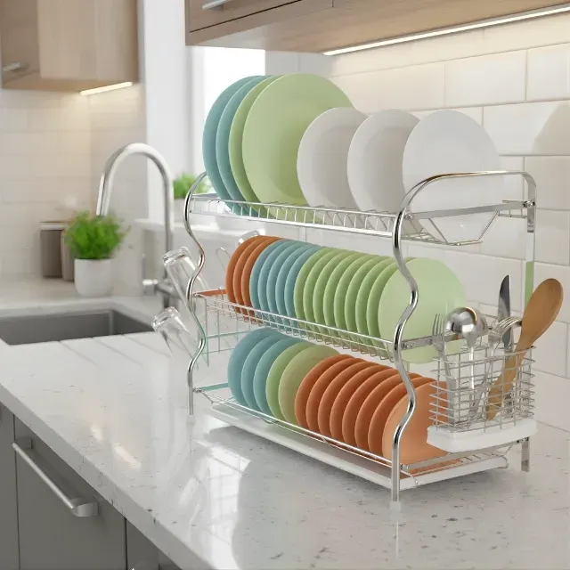 3 Layer Dish Rack