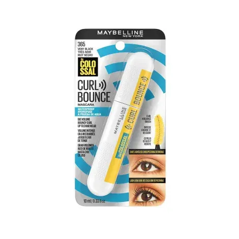 Maybelline The Colossal Waterproof Curl Bounce Washable Mascara - 365 Very Black — MAYBELLINE makeup product