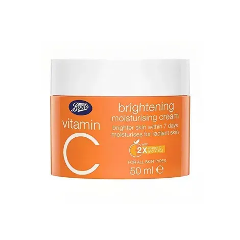 Boots Vitamin C Brightening Moisturising Cream 50 ml — BOOTS face serum