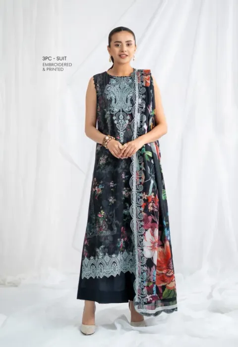 GullJee Rang-e-Haya Lawn - Shopemart 1