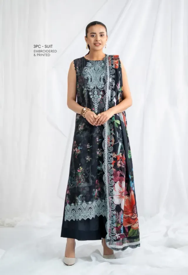 GullJee Rang-e-Haya Lawn - Shopemart 1