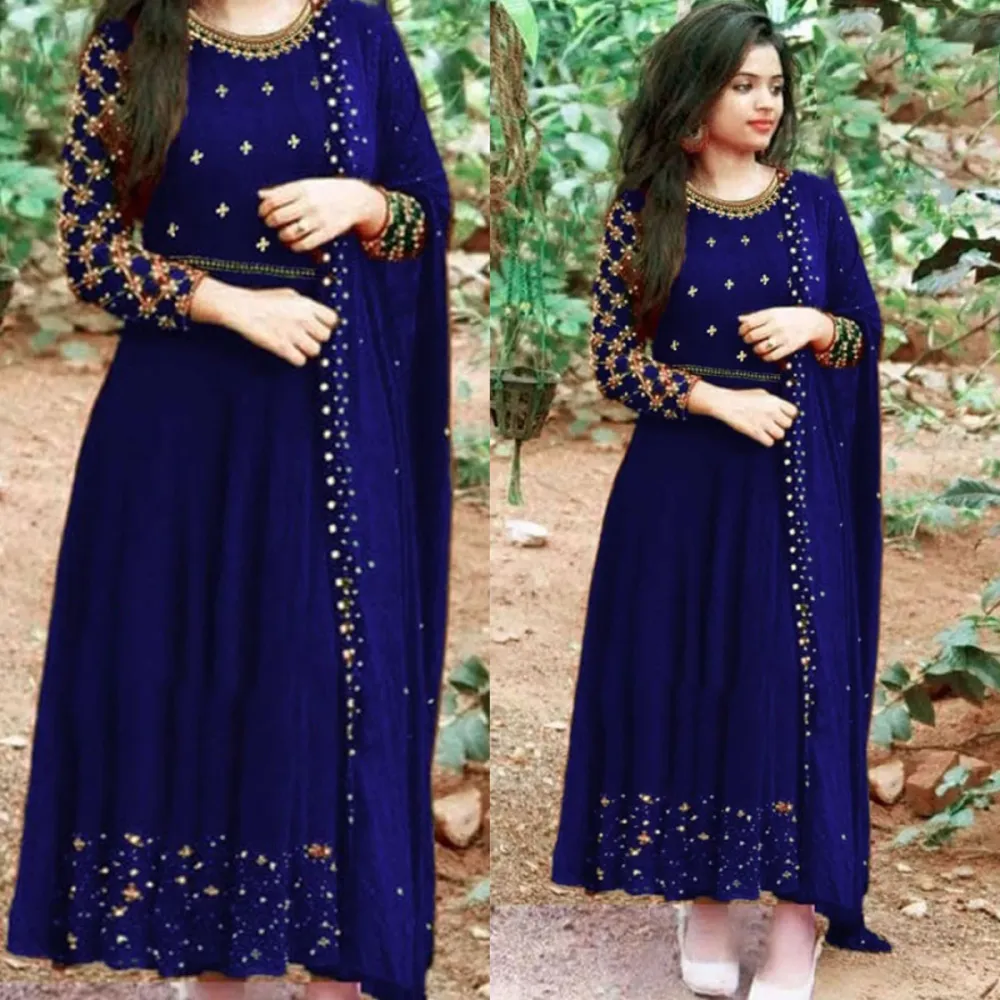 Navy Blue Luxury Women's Gown – Perfect for Every Occasion - Shopemart