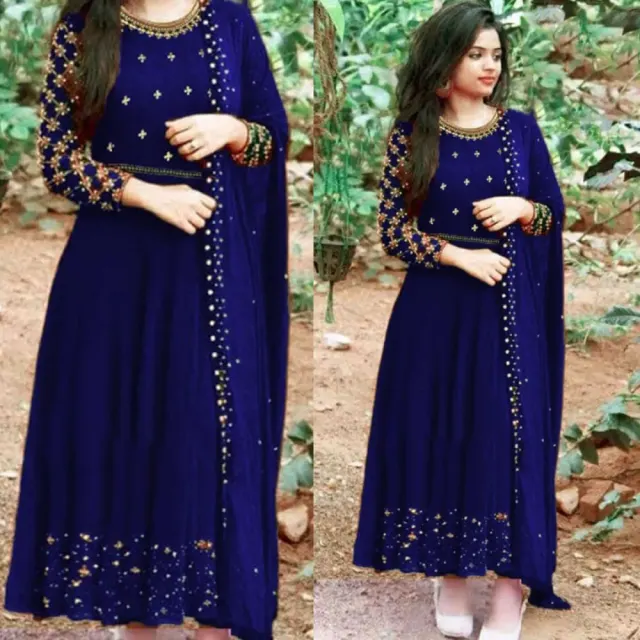 Navy Blue Luxury Women's Gown – Perfect for Every Occasion - Shopemart