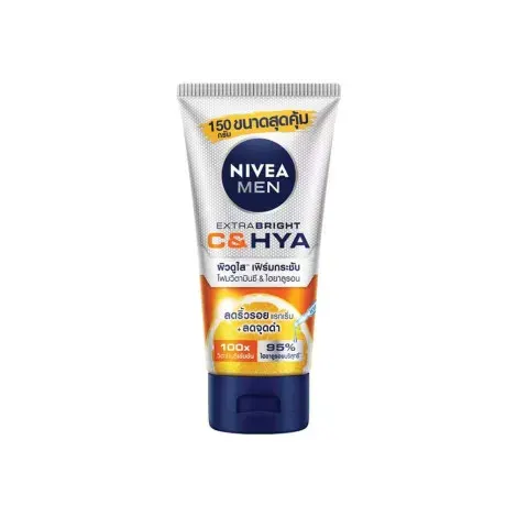 NIVEA Men Extra Bright C & Hya Age Defense Vitamin Foam 150g — NIVEA face wash