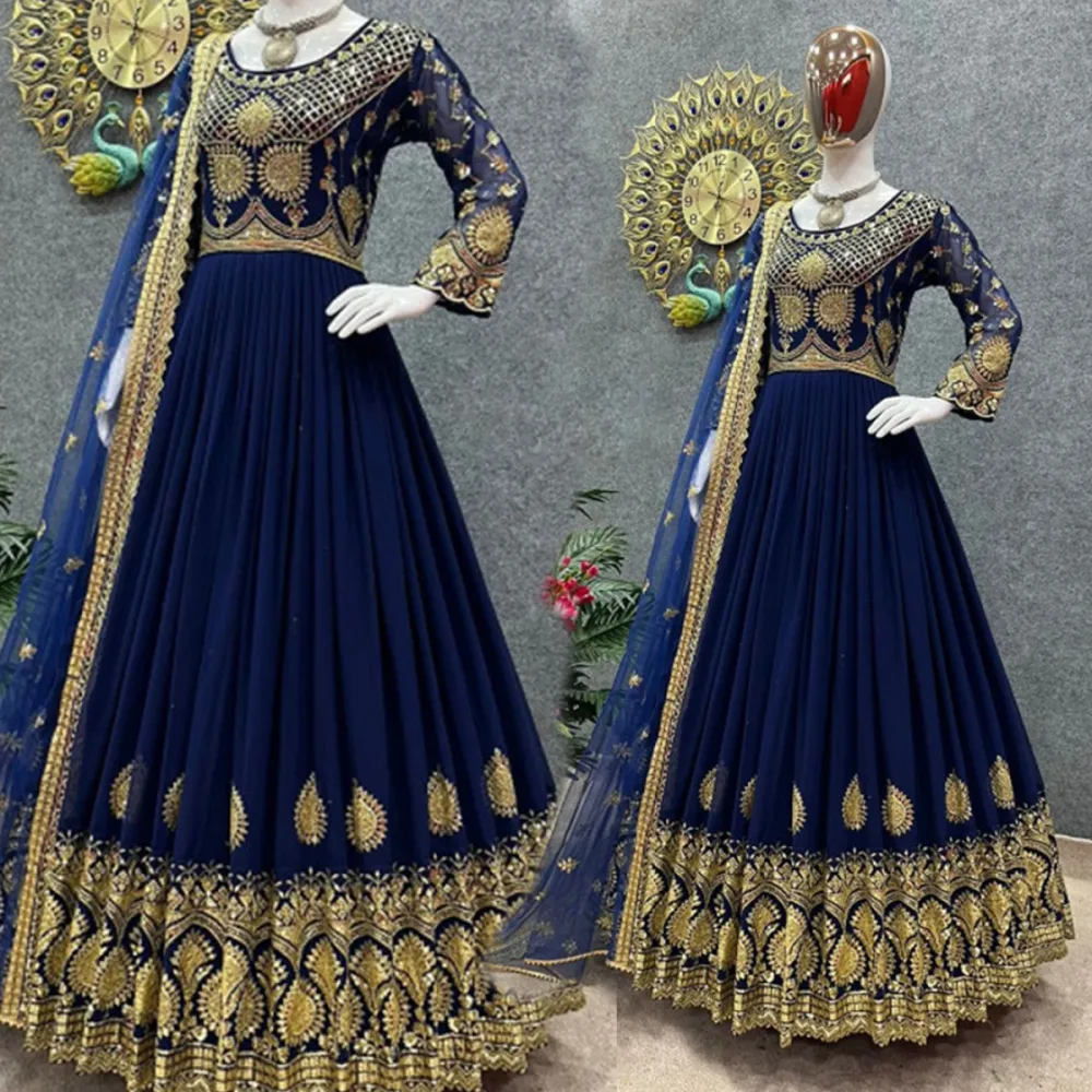 Blue Luxury Women's Gown – Perfect for Every Occasion - Shopemart