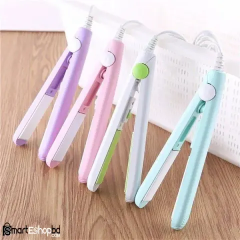 Mini Portable Travel Iron Hair straightener and Curler
