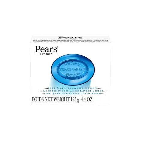 Pears Transparent Soap Pure and Gentle with Mint Extracts 125g — PEARS body care product