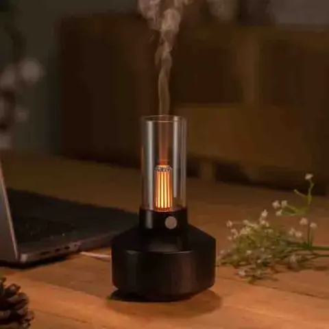 DQ708 Simulation Candle Light Aroma Diffuser USB Air Humidifier