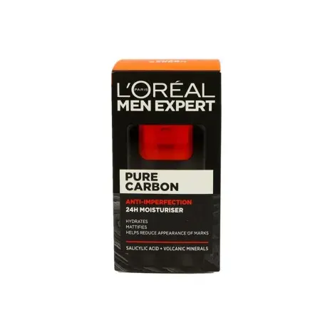 L'Oreal Men Expert Pure Carbon Anti-Imperfection 24H Moisturiser 50ml — LOREAL moisturiser