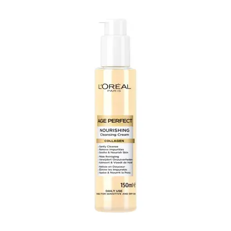 L'Oreal Age Perfect Collagen Nourishing Cleansing Cream 150ml — LOREAL face serum