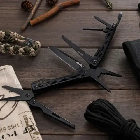 Xiaomi Nextool NE0123 Outdoor Multifunctional Tool 10 in 1 Stainless Steel Knife — xiaomi