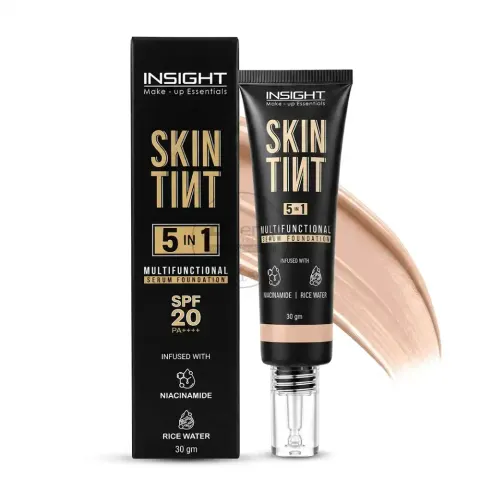 Insight Cosmetics Skin Tint 5 In 1 Multifunctional Serum Foundation SPF 20 - 30gm — Insight