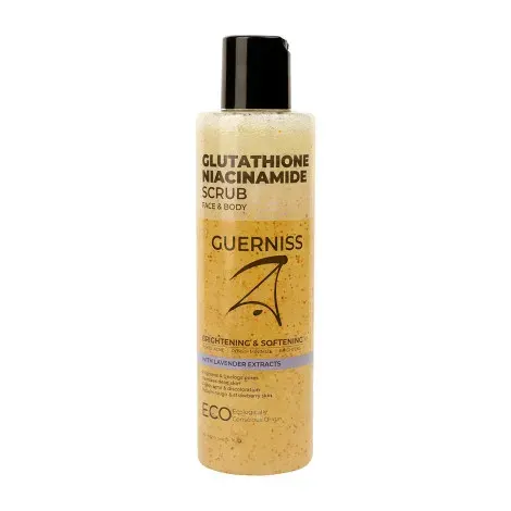 Guerniss Raw Glutathione Niacinamide Face & Body Scrub 200ml — GUERNISS face serum