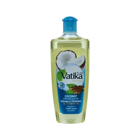 Vatika Natural's Volume & Thickness Coconut Enriched Hair Oil 300ml — VATIKA hair care product