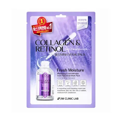 3w Clinic Collagen & Retinol Blemish Mask Pack 25ml — 3W CLINIC face serum