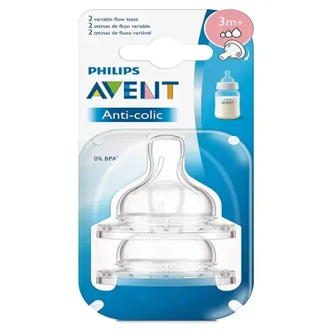 Philips Avent Anti-colic Nipple- 2 Pcs — PHILIPS beauty product