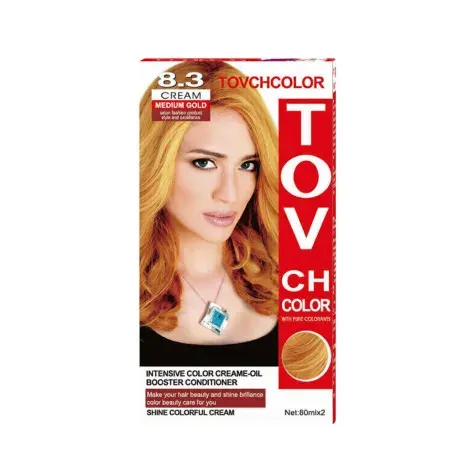 Tovch Hair color - 8.3 Medium Gold — TOVCH hair care product