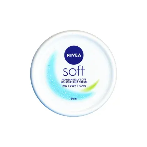 Nivea Refreshingly Soft Moisturizing Face Body Hands Cream 50ml — NIVEA moisturiser