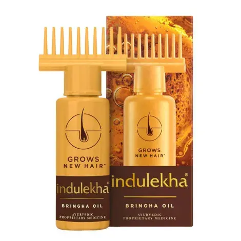 Indulekha Grows New Hair Bringha Oil 100ml — INDULEKHA hair care product