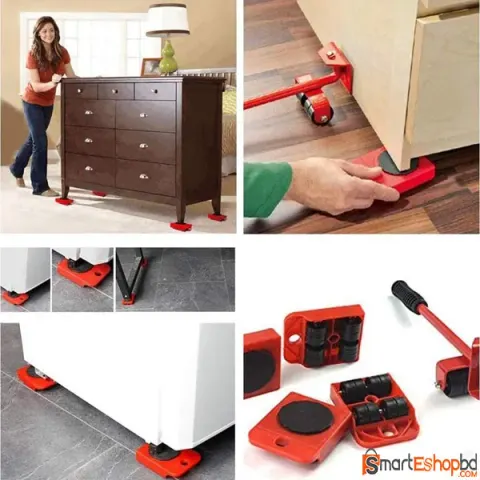 Furniture Lifter Easy Moving Sliders 5 Packs Mover Tool Set