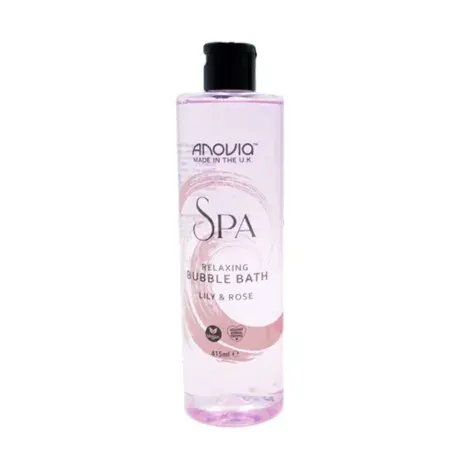 Anovia Spa Relaxing Lily & Rose Bubble Bath 415ml — ANOVIA body care product